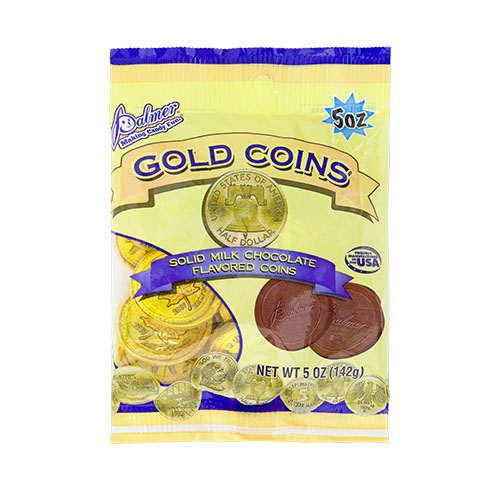 Chocolaty Coins, 5oz Peg Bag
