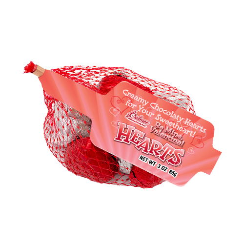 Valentine Hearts Mesh Bag, 3 oz