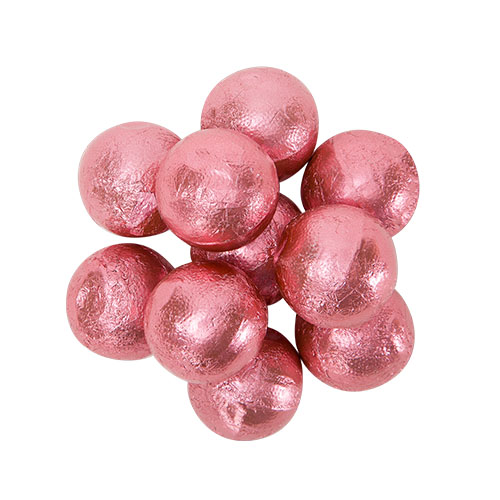 Pink Double Chocolate Balls; 24lb Bulk