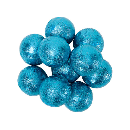 Caribbean Blue Double Chocolate Balls; 24lb Bulk