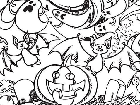 Spooky Coloring Pages