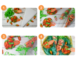 4 steps to making Easter carrots