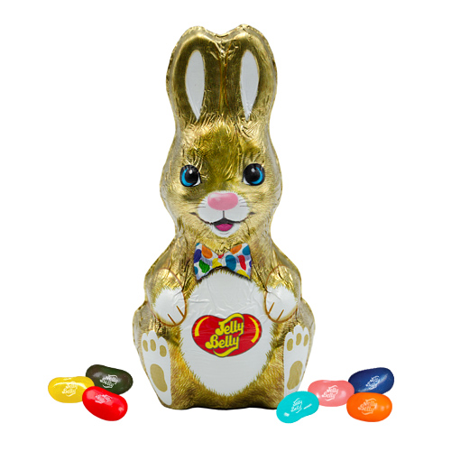 Jelly Belly® filled Hollow Milk Chocolate Bunny, NEW