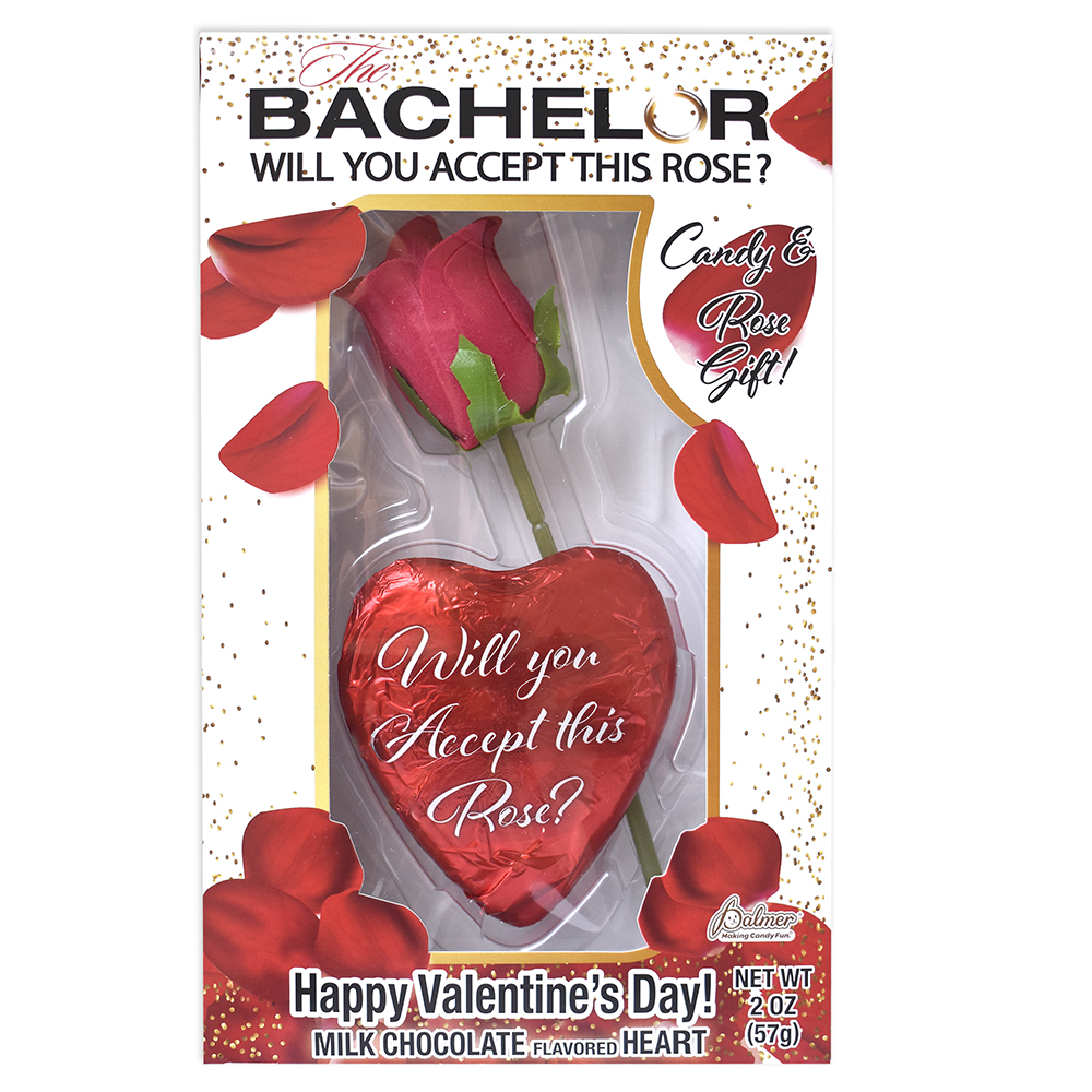 The Bachelor Rose with Heart, 2oz