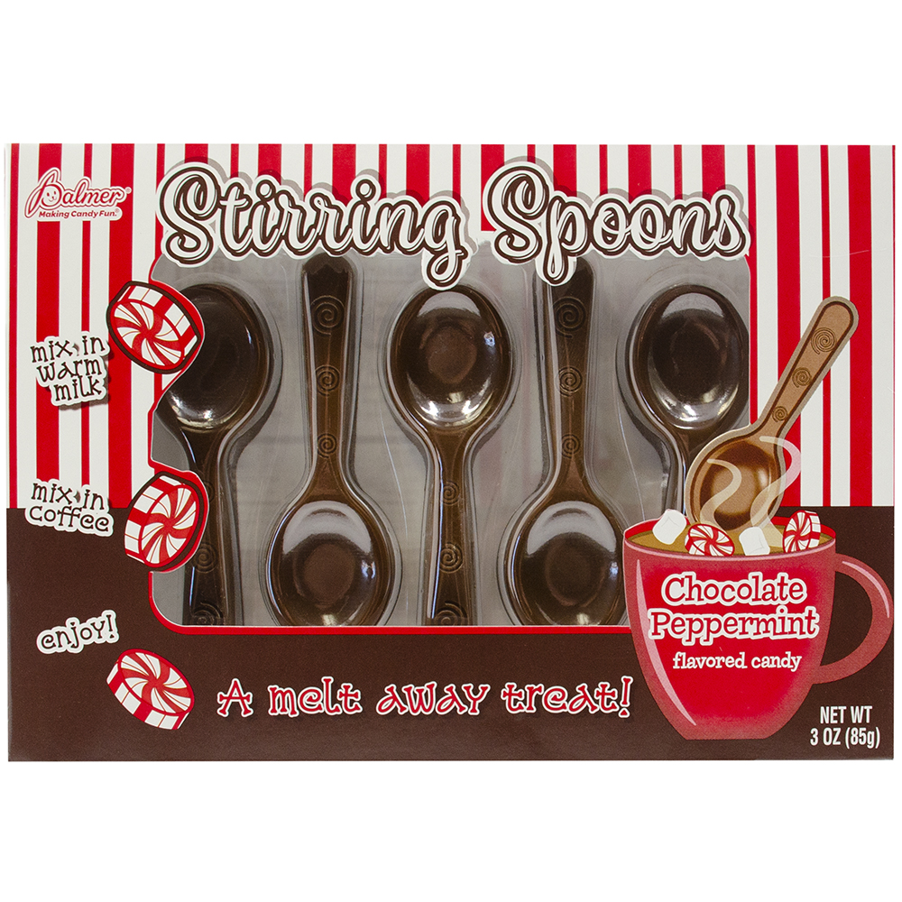 Peppermint flavored Stirring Spoons, 3 oz.