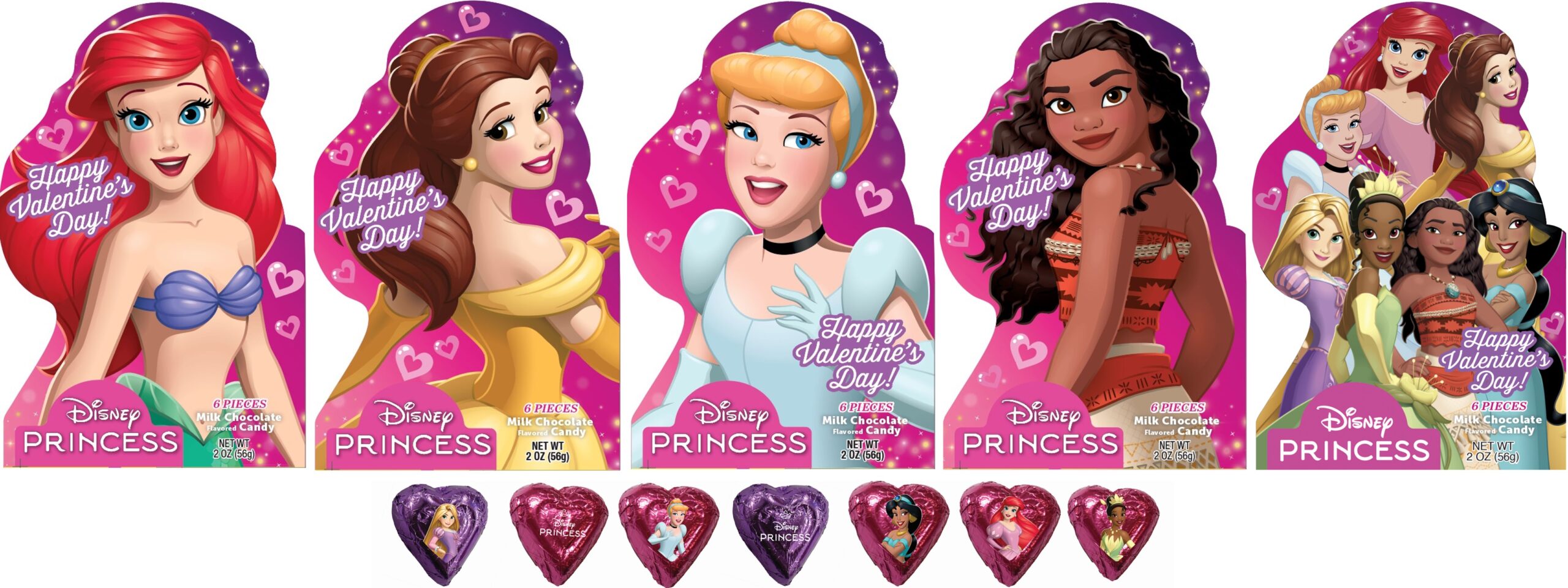 Disney Princesses 2 oz Hearts box