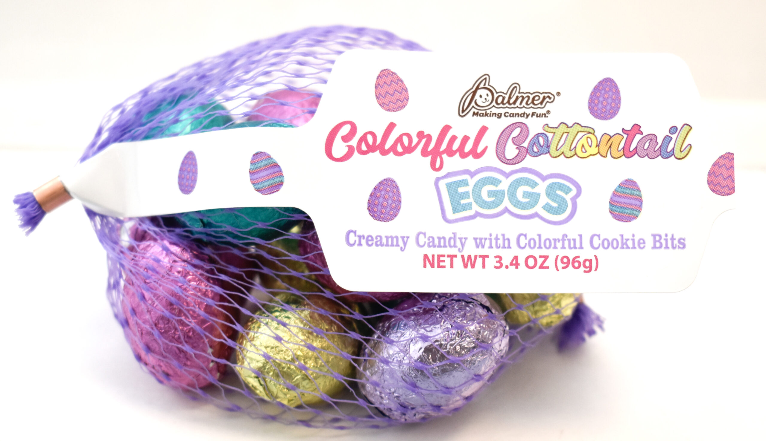 Colorful Cottontail Eggs Mesh Bag