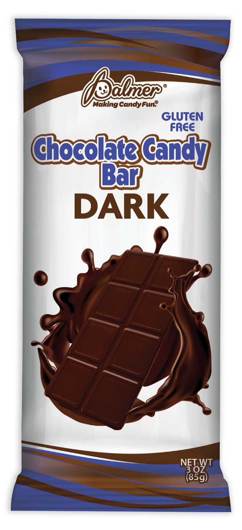 Dark Chocolate flavored 3 oz Candy Bar