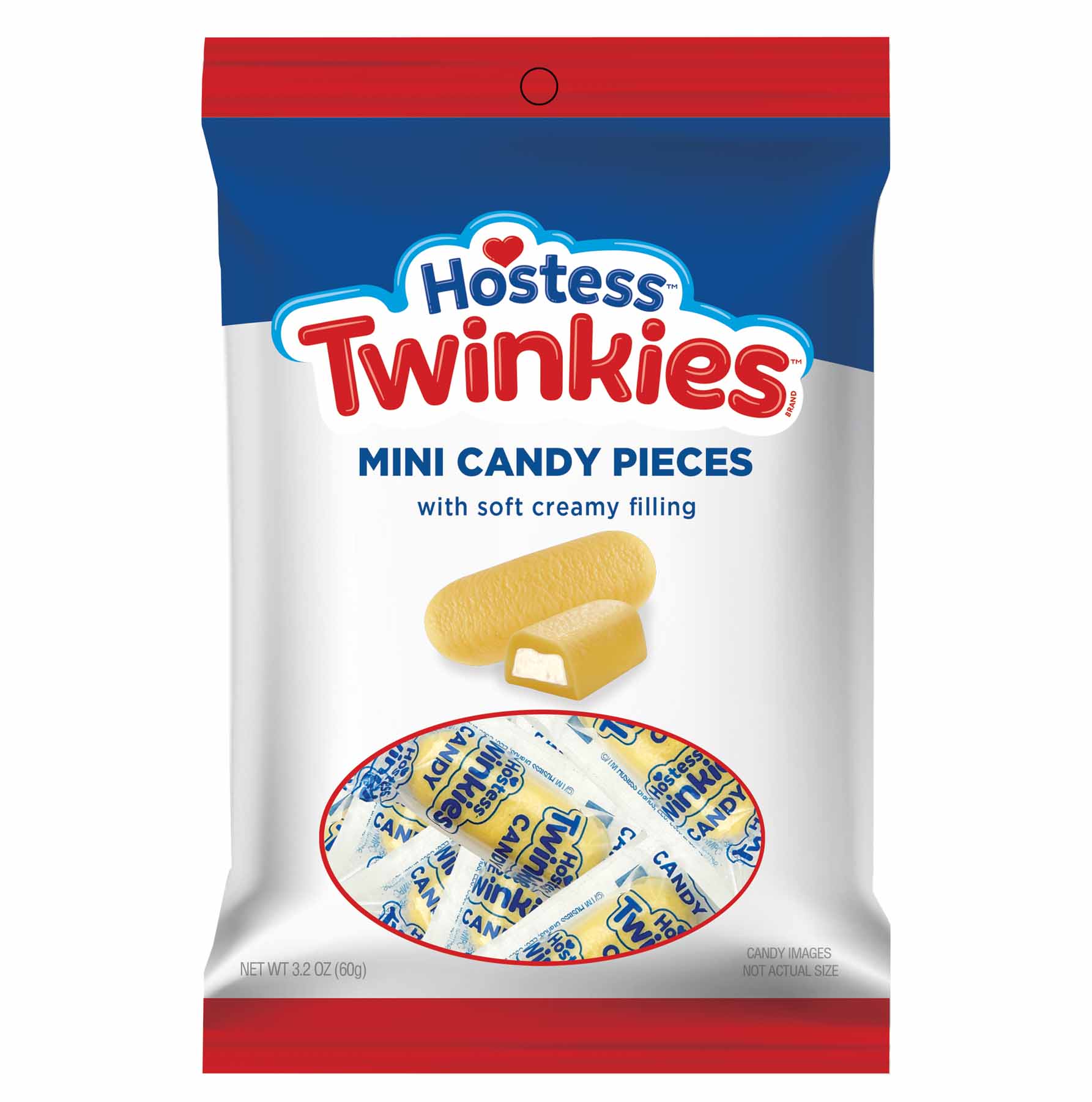 Twinkies Mini Candy Pieces; 3.2 oz Peg Bag