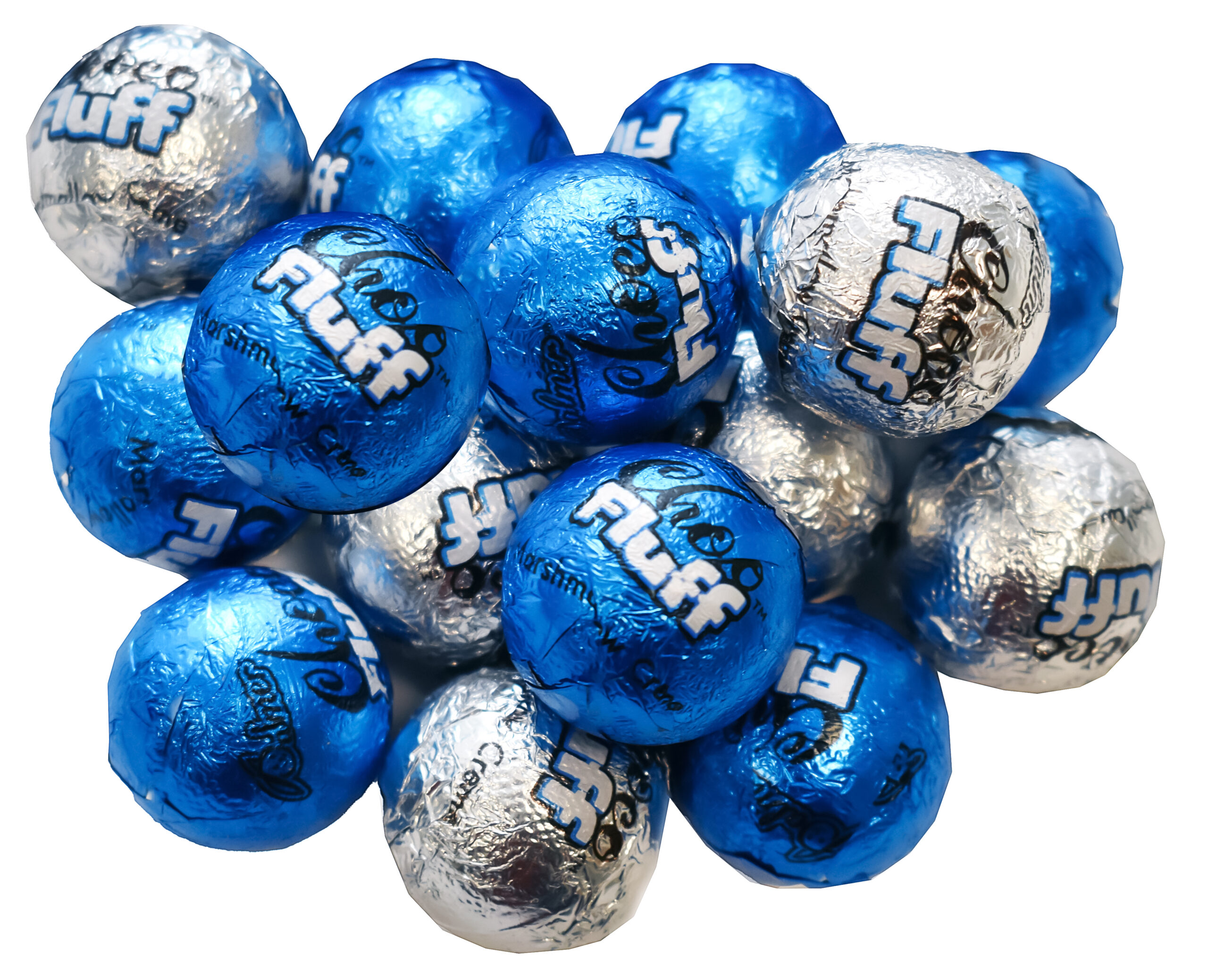 ChocoFluff® Marshmallow Creme filled Truffle Balls; 18lb Bulk